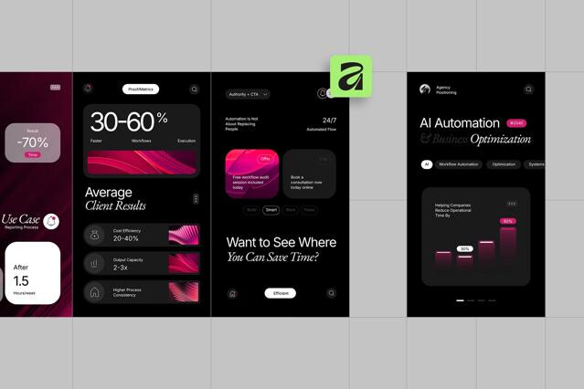 AI Services Instagram Template Pack for Affinity