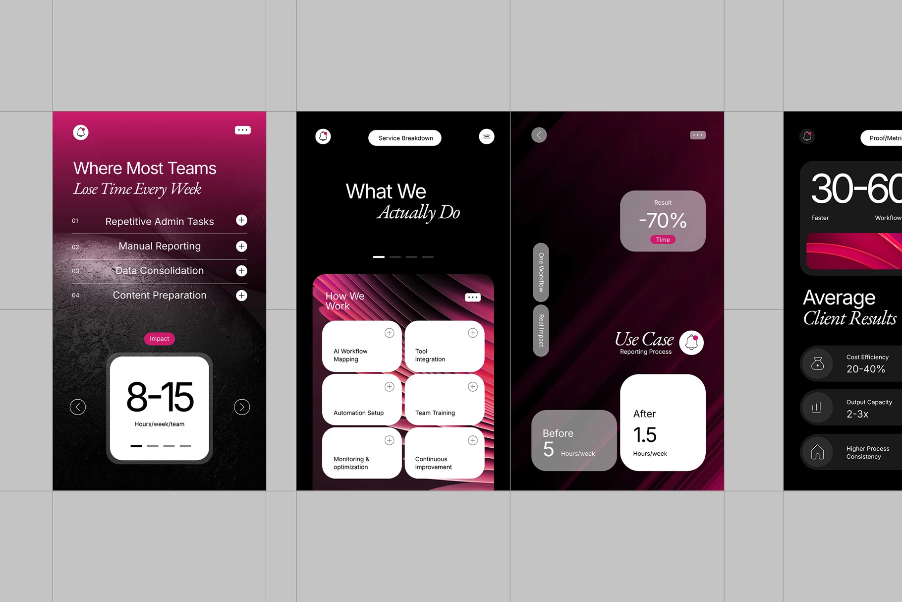 AI Services Instagram Template Pack for Affinity