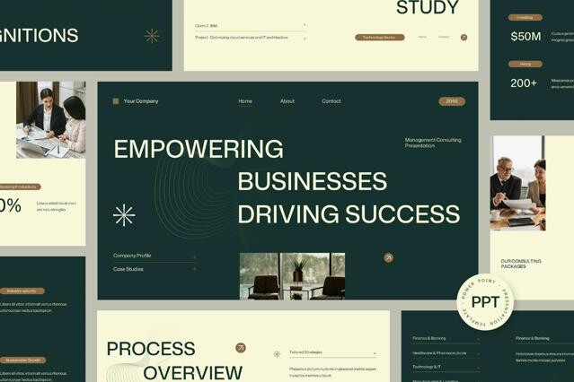 Management Consulting Powerpoint Template