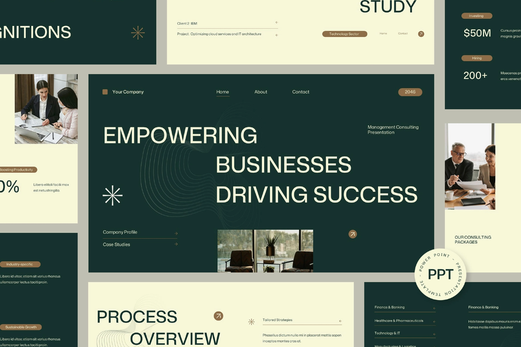 Management Consulting Powerpoint Template