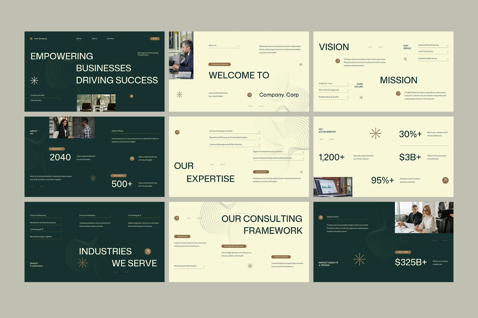 Management Consulting Powerpoint Template