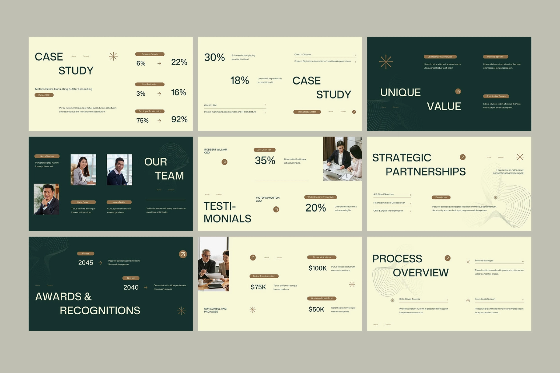 Management Consulting Google Slides Template