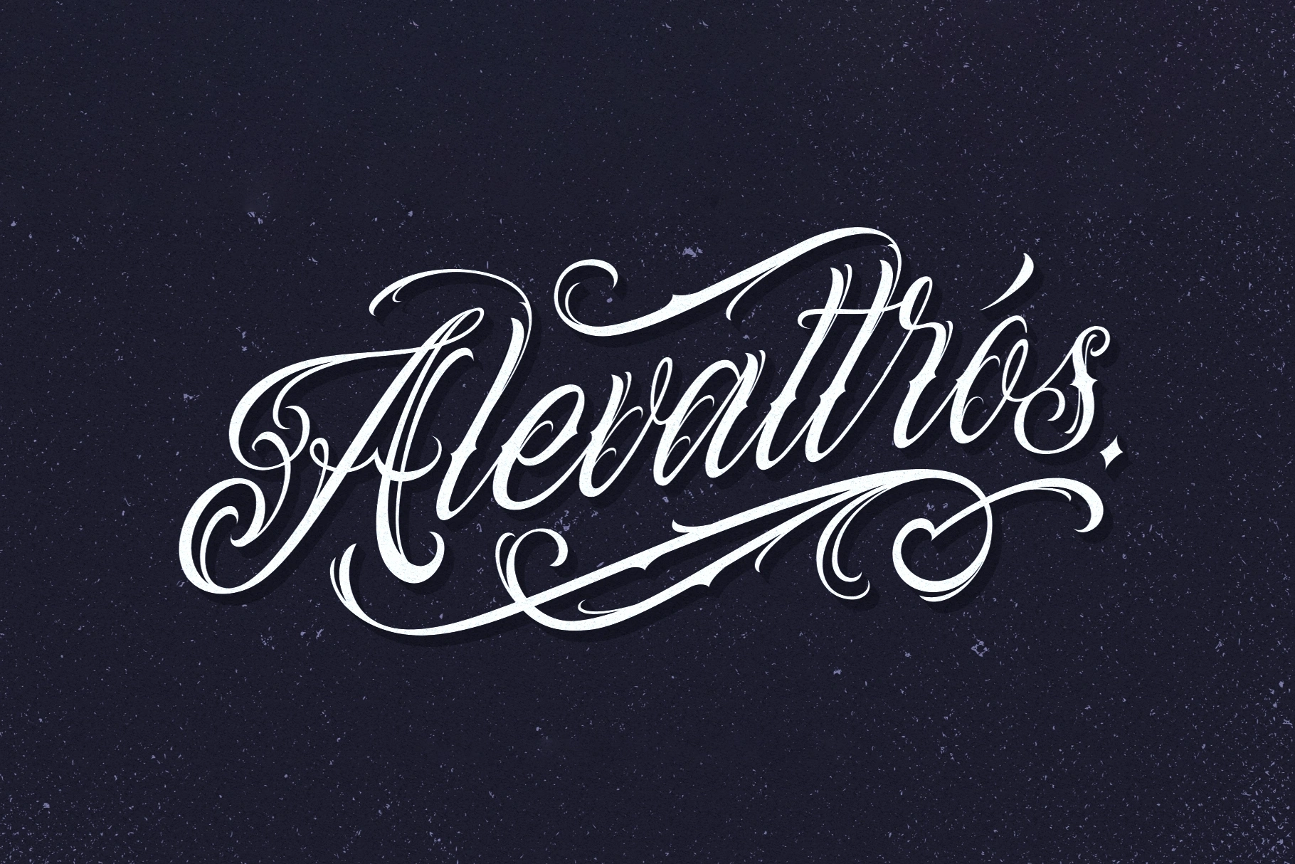 Alevattros - Tattoo Script Font
