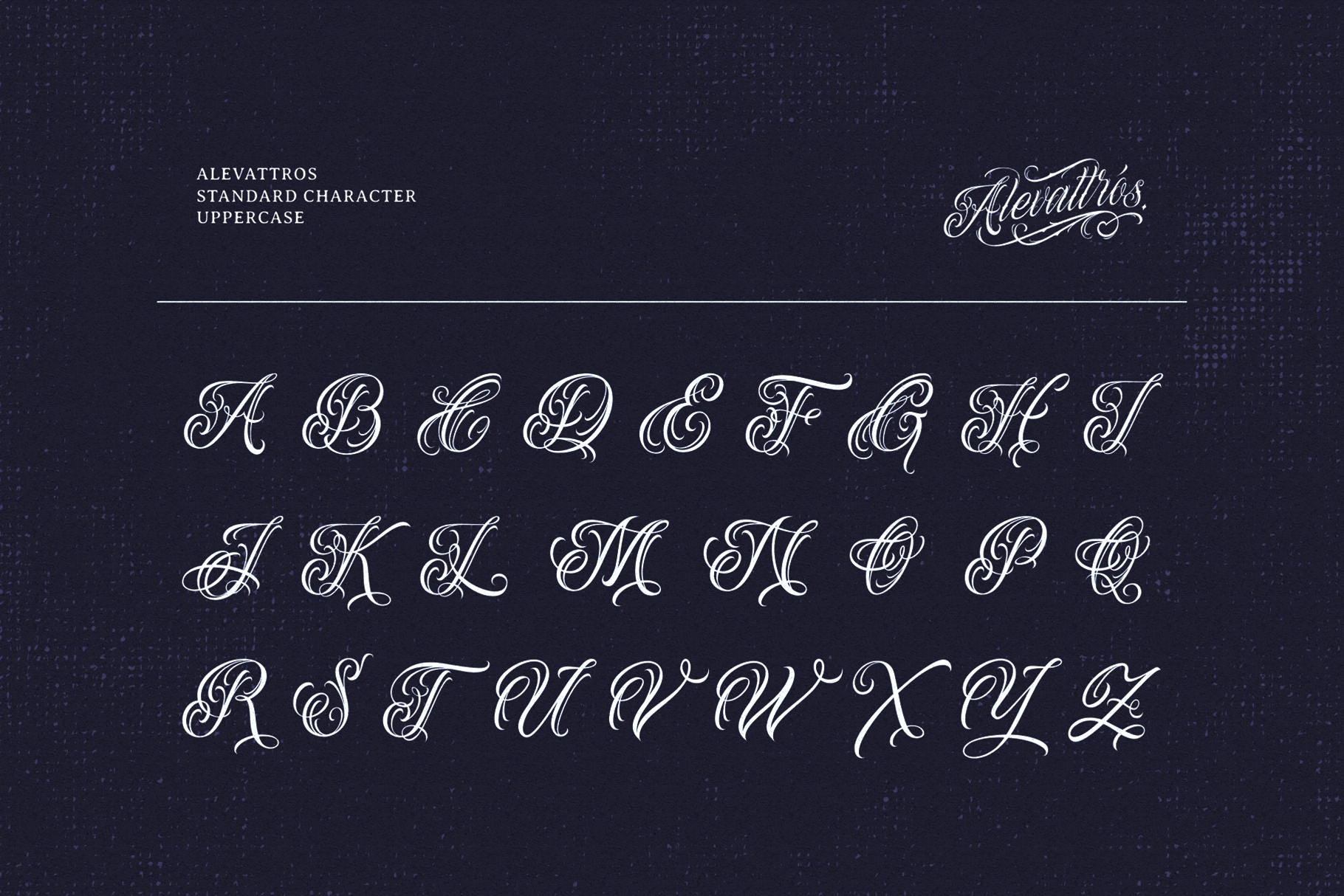 Alevattros - Tattoo Script Font