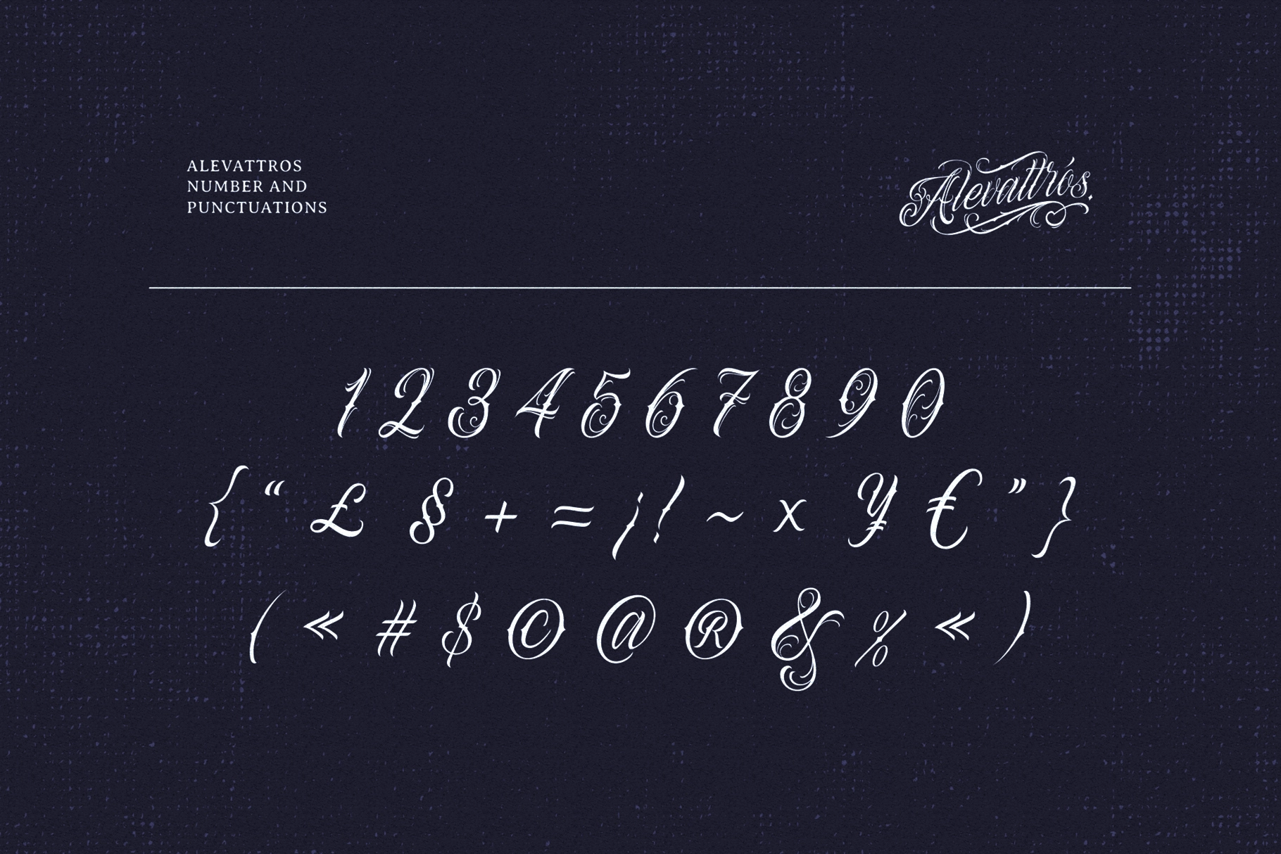 Alevattros - Tattoo Script Font