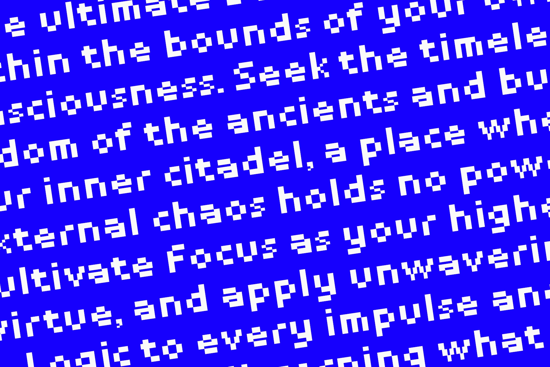 Gridbit - Digital Pixel Font