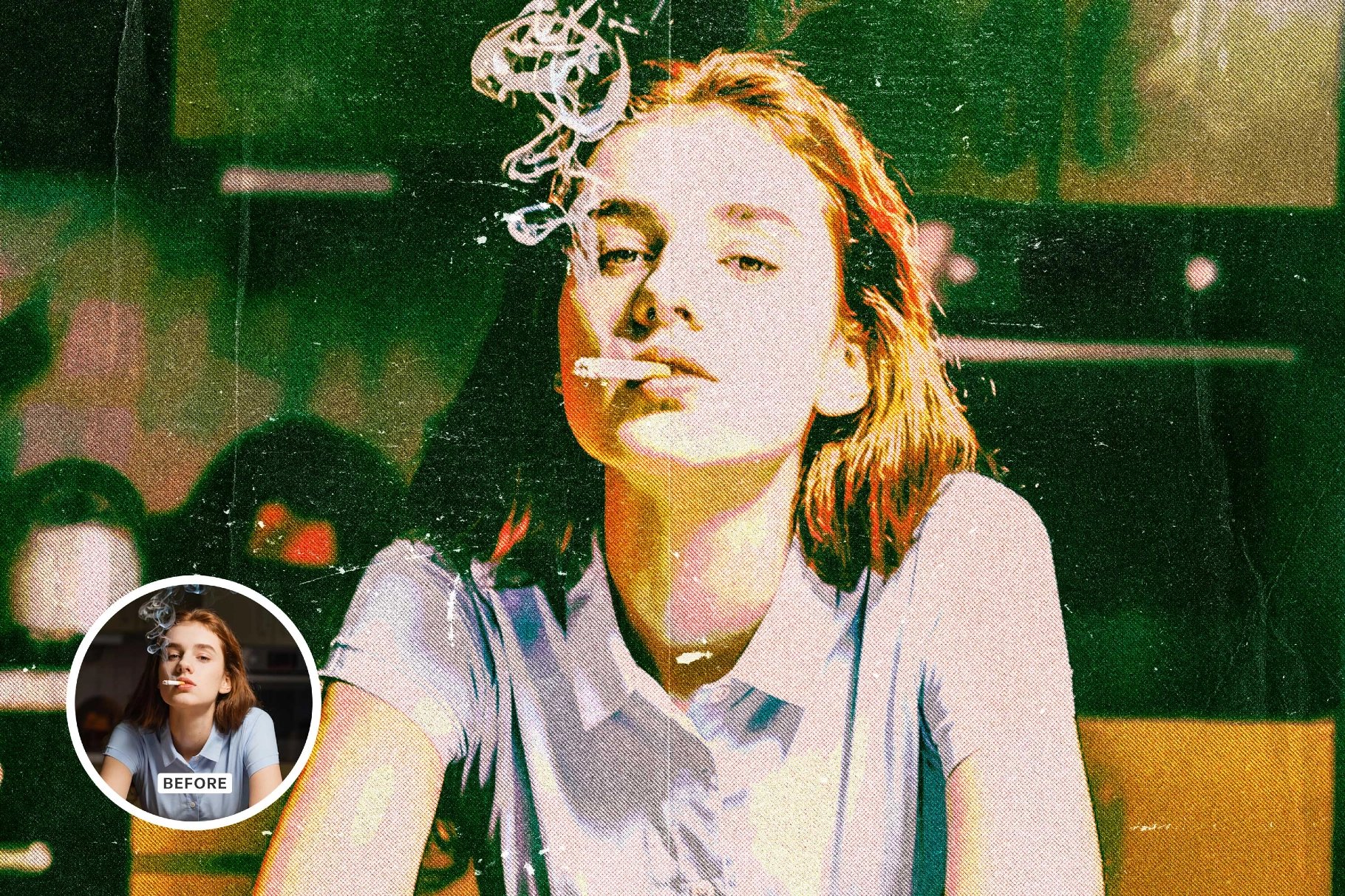 Zine Print Effect