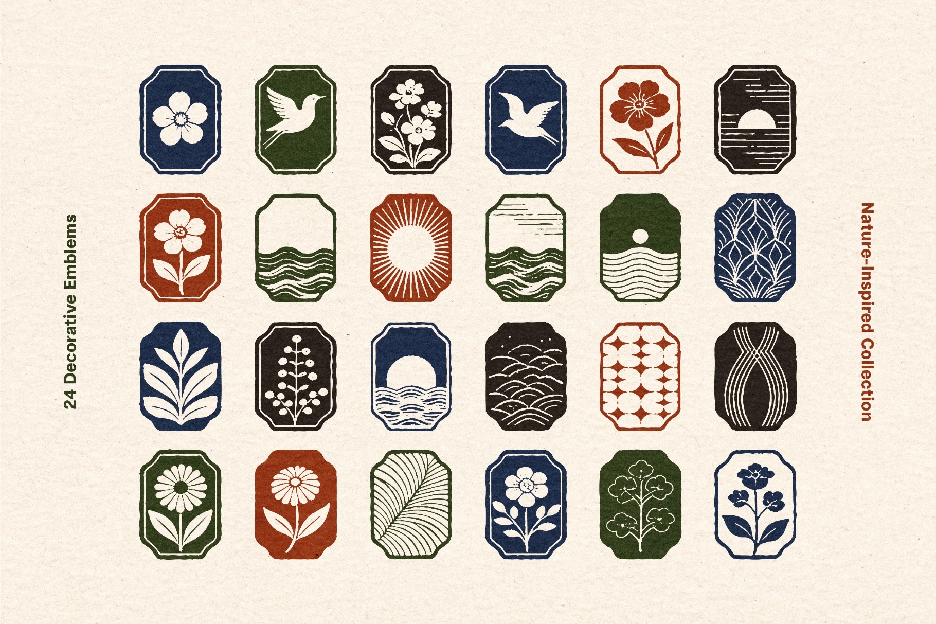 Vintage Stamp Elements