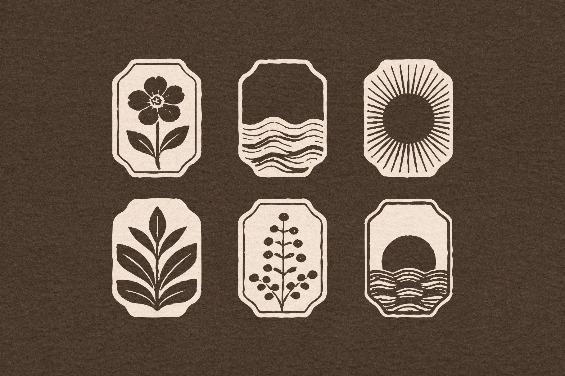 Vintage Stamp Elements