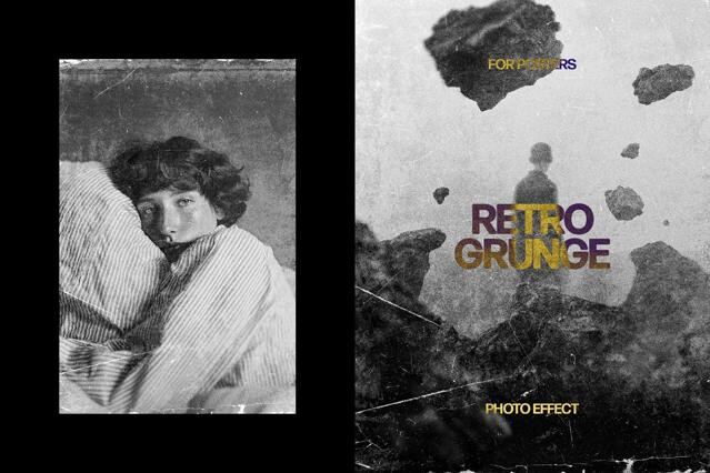 Retro Grunge Photo Effect