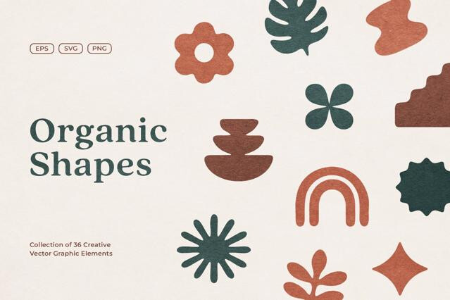 Abstract Organic Shapes