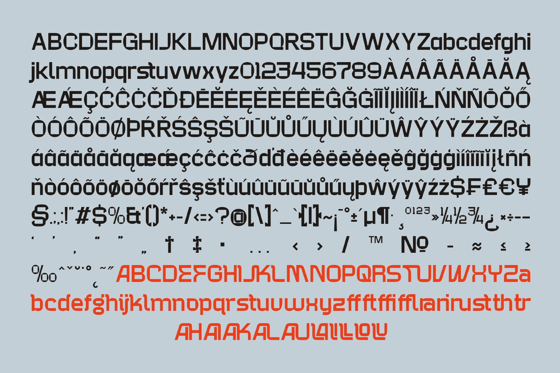 Degon Stuz - Bold Geometric Sans Serif Font