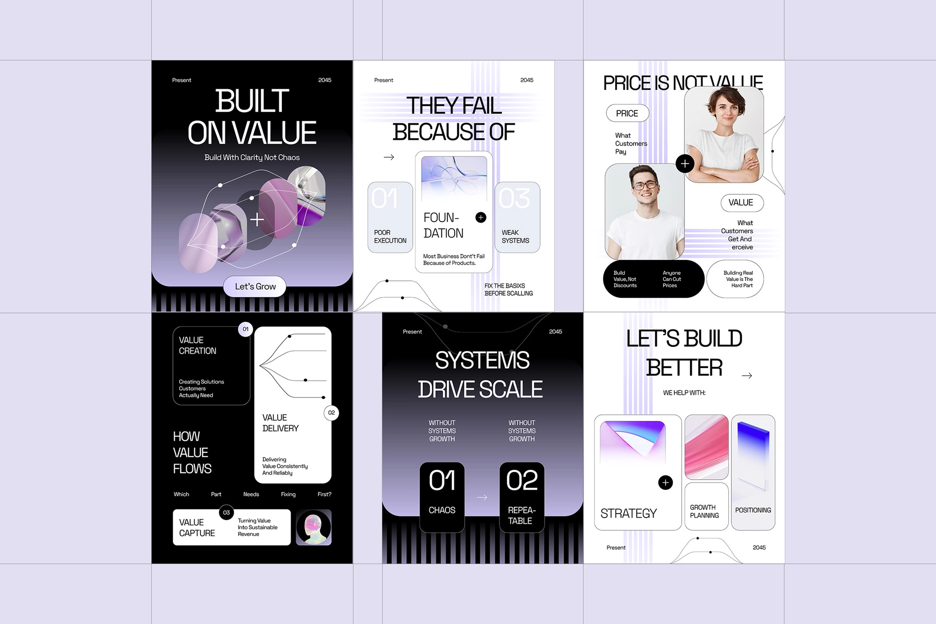 Business Market Value Instagram - Adobe Template