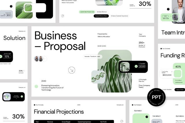 Technology Business Proposal Powerpoint Template