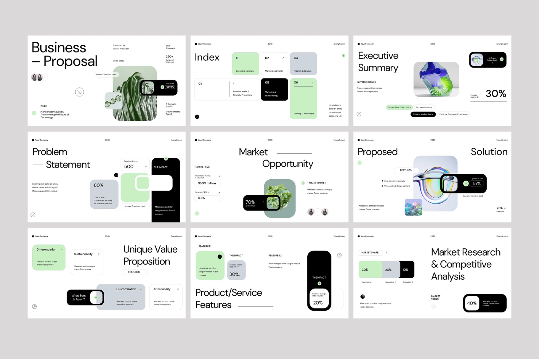 Technology Business Proposal Keynote Template