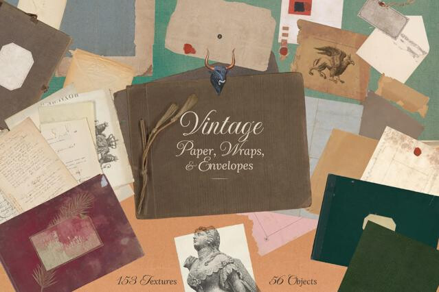 Vintage Paper, Wraps, and Envelopes Textures