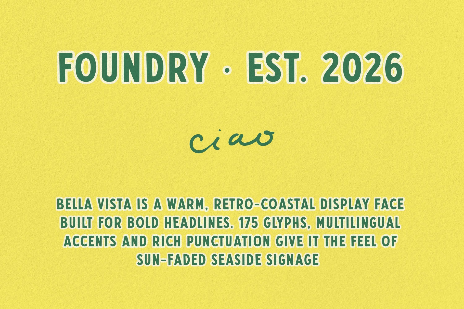Bella Vista — Vintage Mediterranean Display