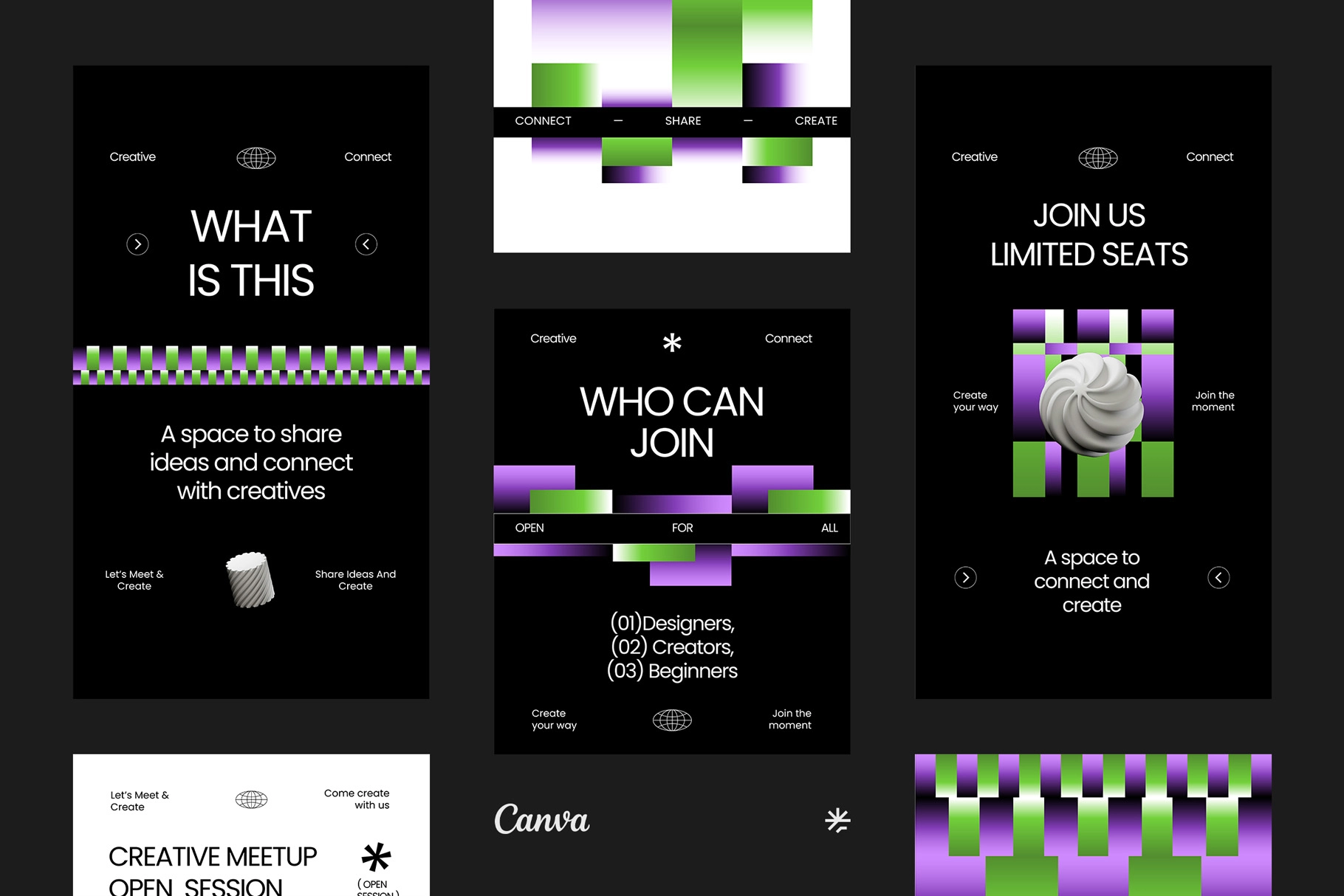 Event Promotion Instagram Pack - CANVA Template