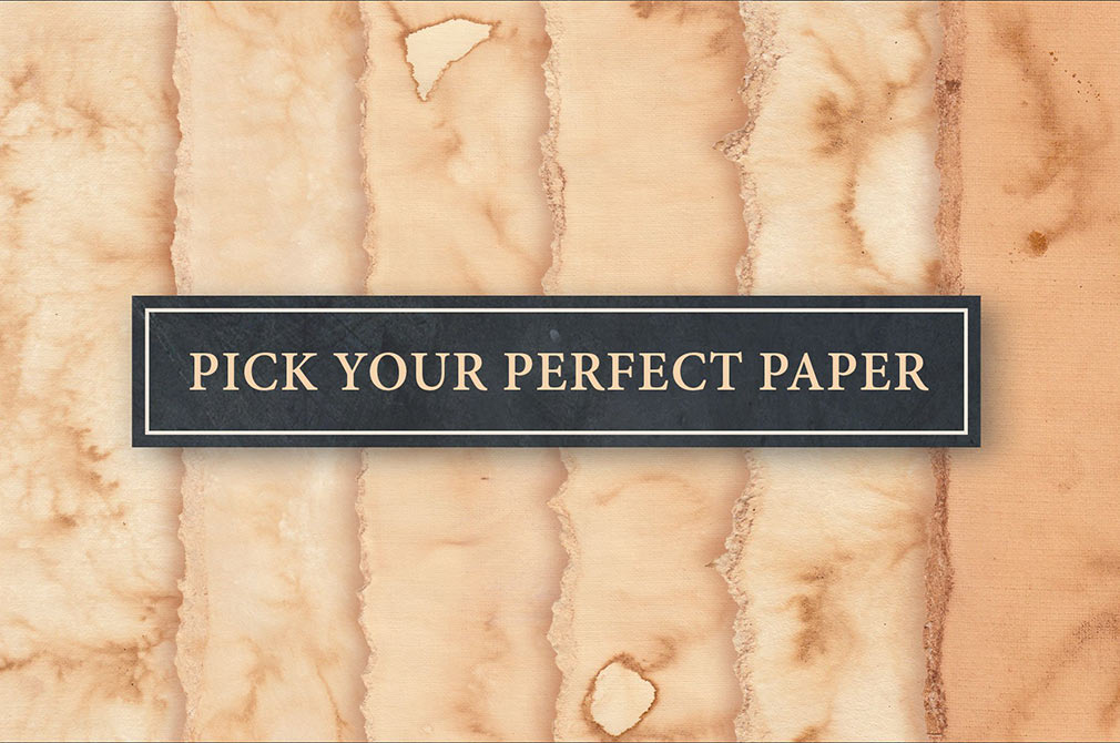 Download Vintage Paper Mockup Set