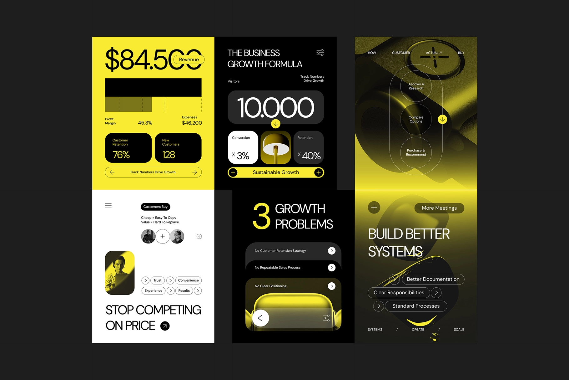 Business Strategy Instagram Pack - Adobe Template