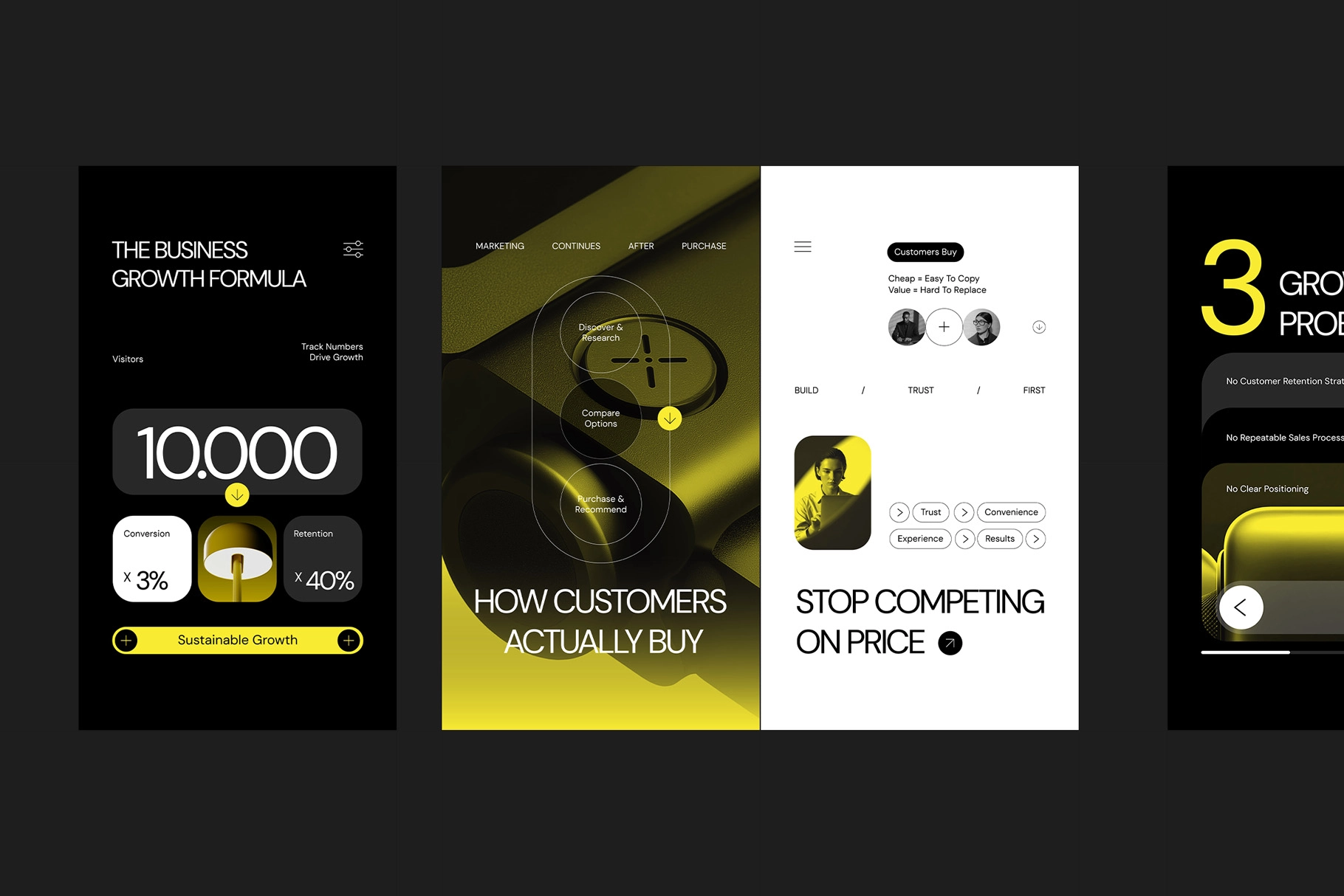 Business Strategy Instagram Pack - CANVA Template