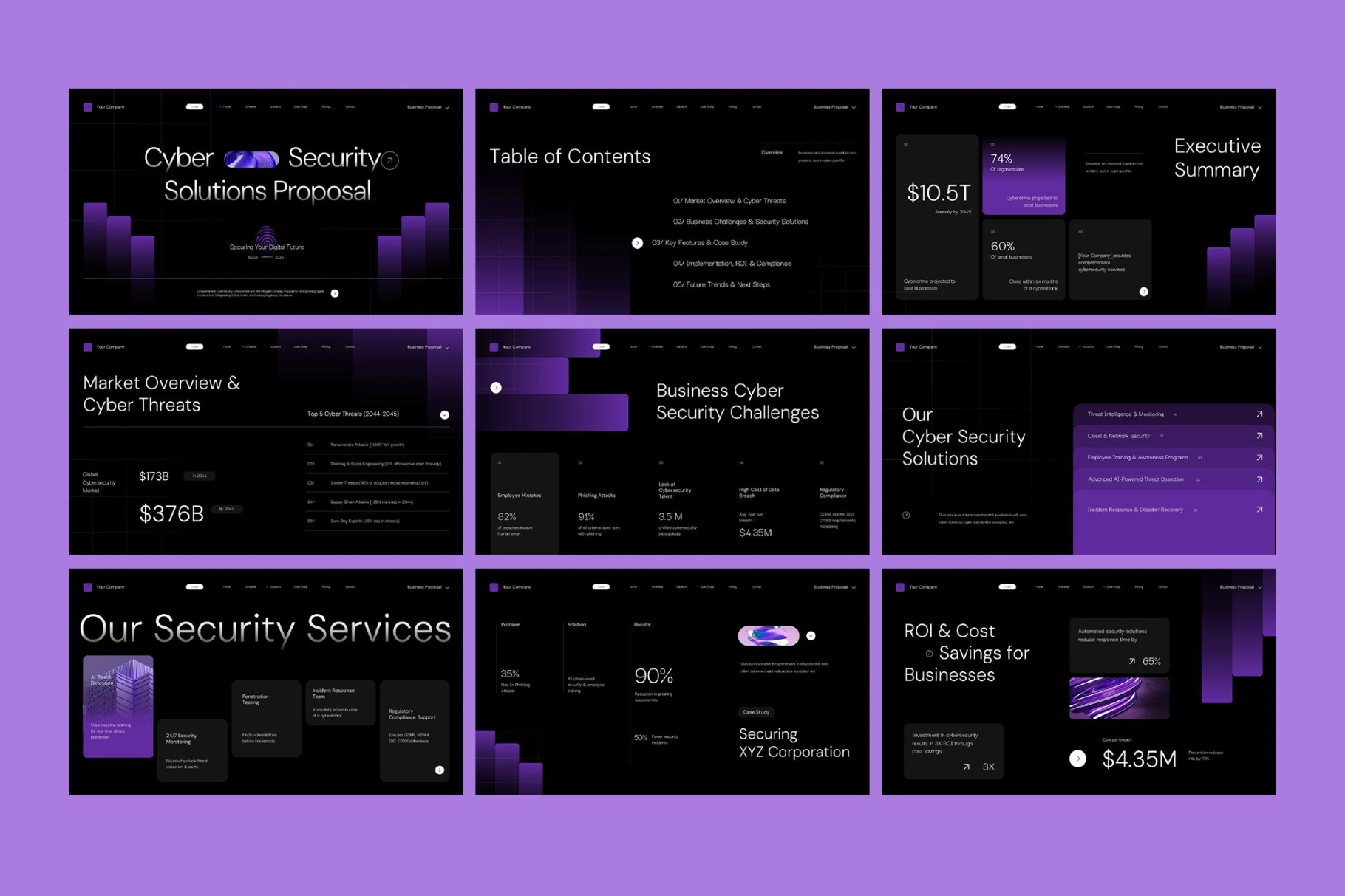 Cyber Security Proposal Keynote Template