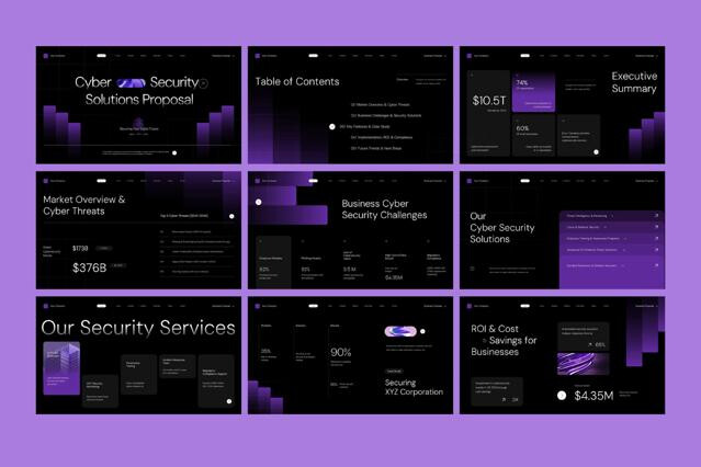 Cyber Security Proposal Google Slides Template