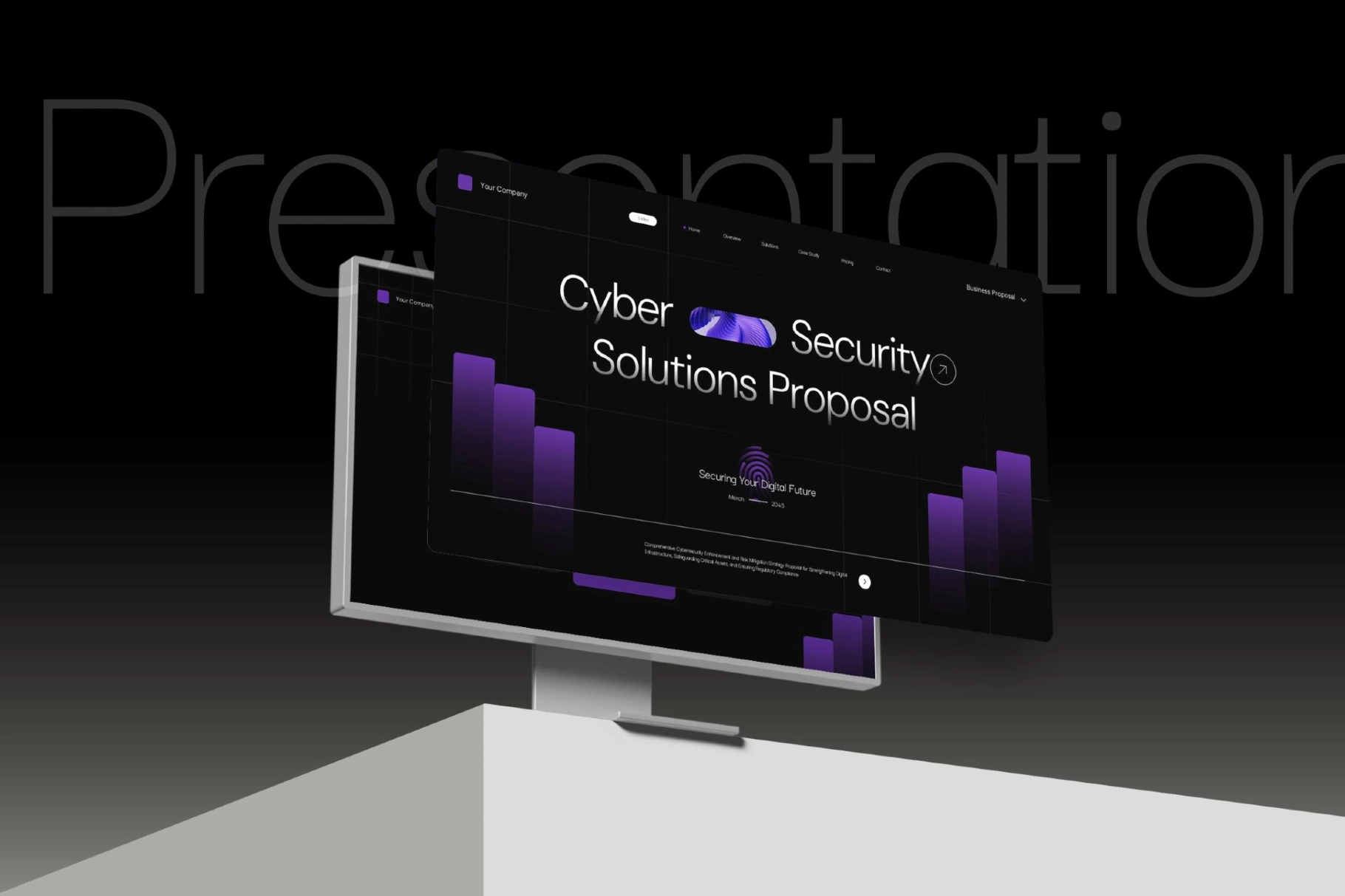 Cyber Security Proposal Google Slides Template