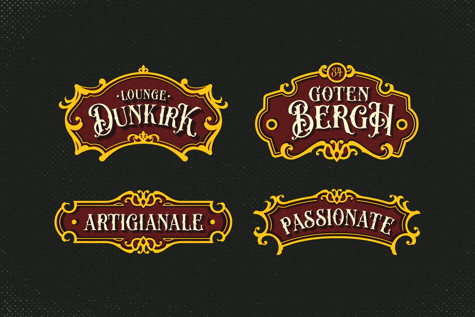 Arquitec — Vintage Display Font