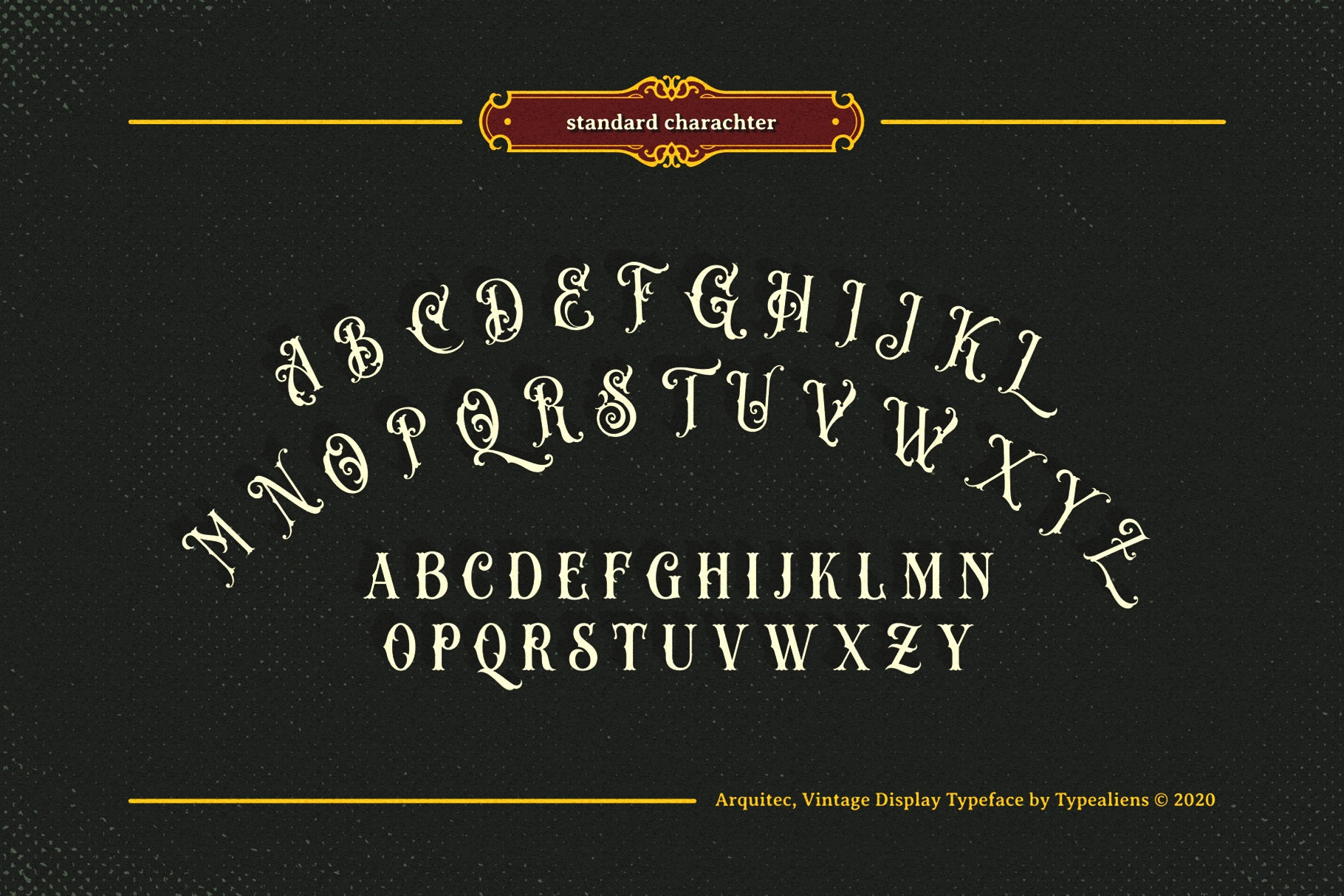 Arquitec — Vintage Display Font