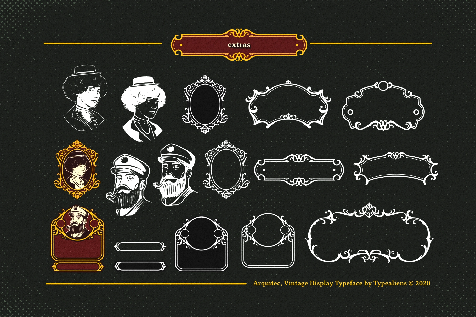 Arquitec — Vintage Display Font