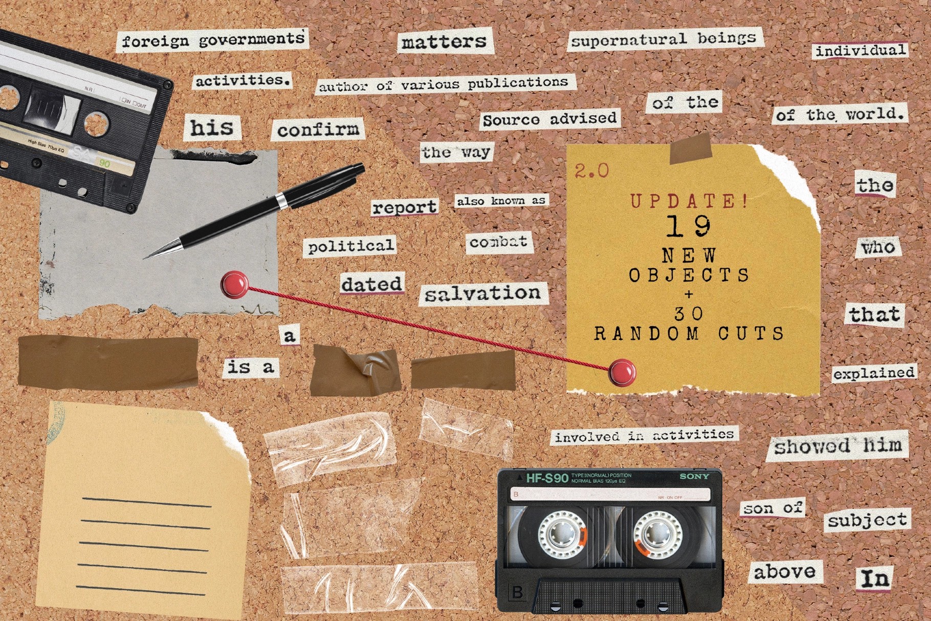 Criminal Bureau Collage Kit
