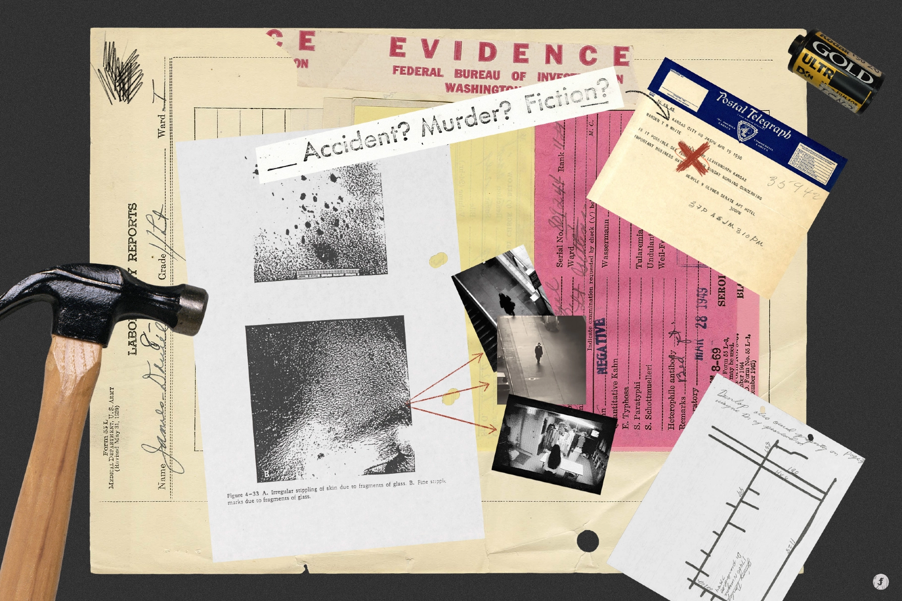 Criminal Bureau Collage Kit