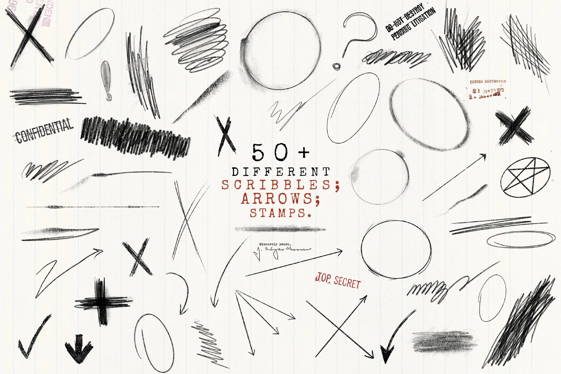 Criminal Bureau Collage Kit