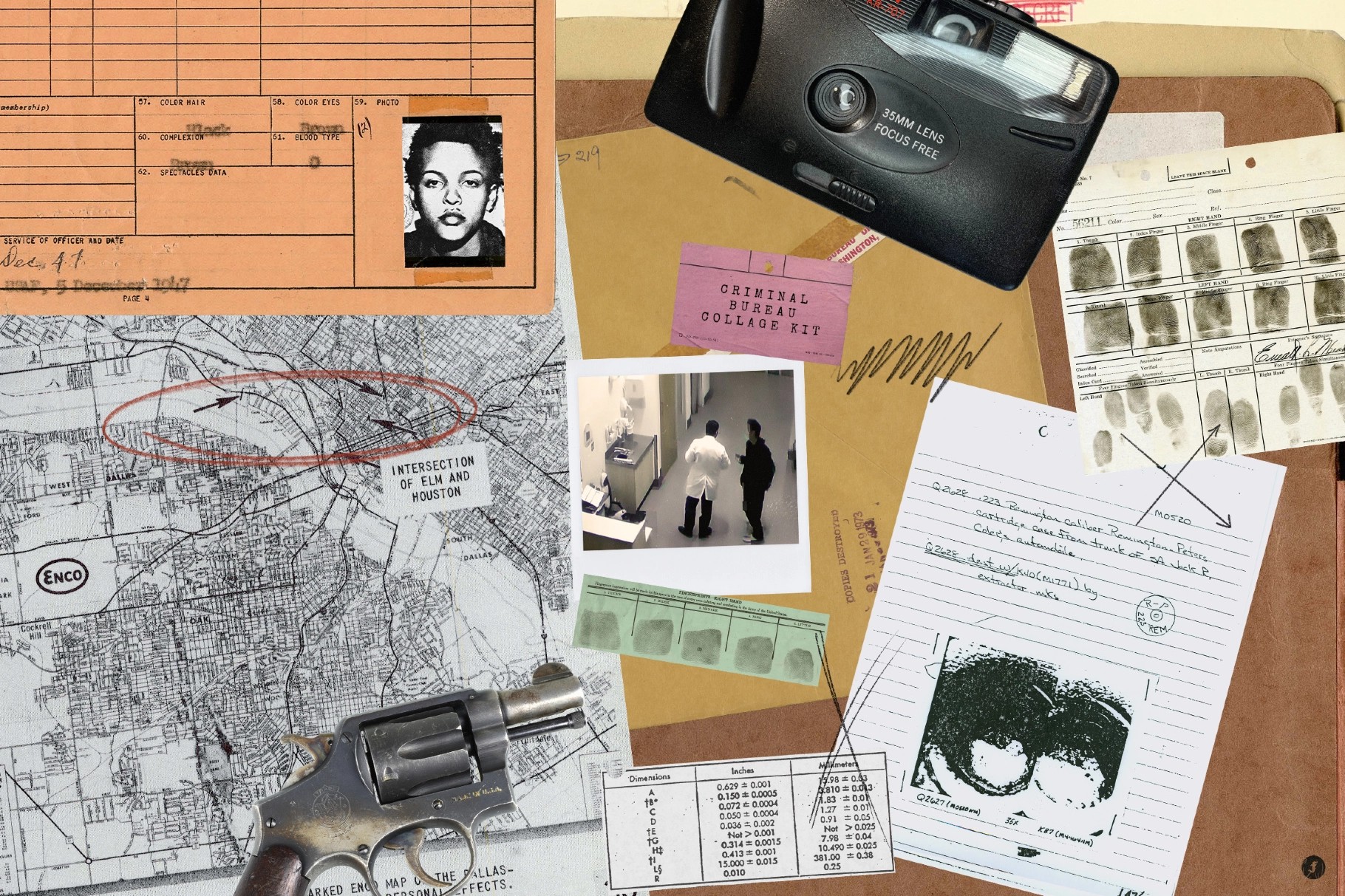 Criminal Bureau Collage Kit