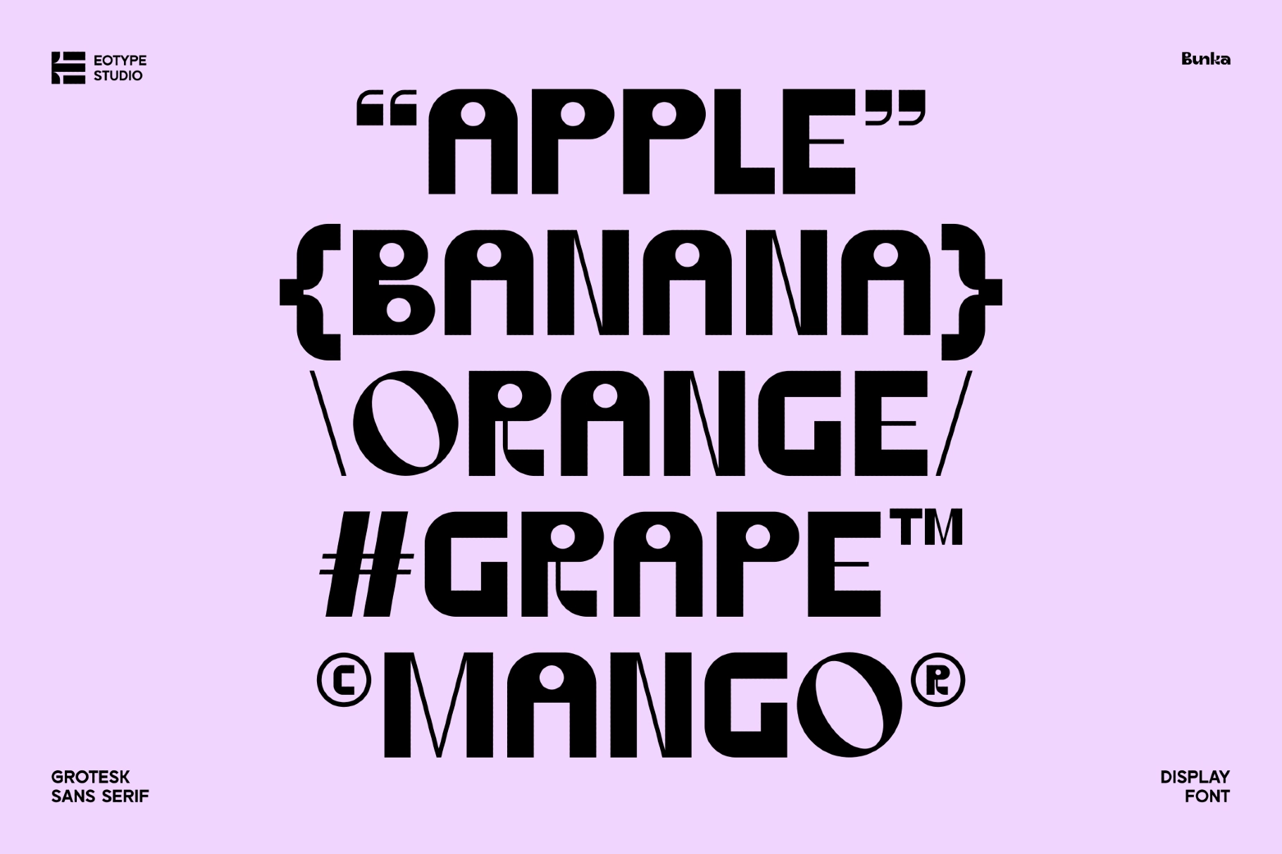 Bunka - Modern Geometric Sans Serif Font
