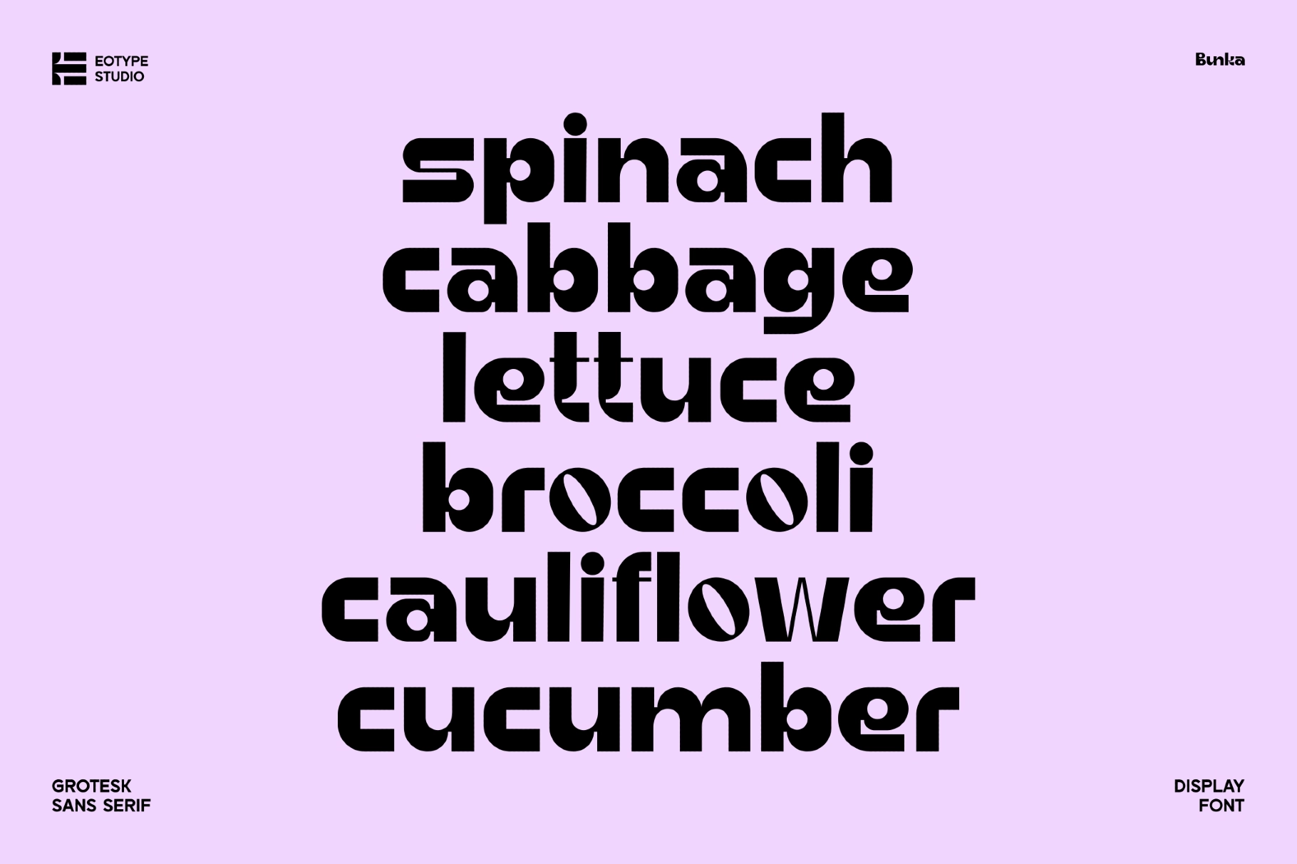 Bunka - Modern Geometric Sans Serif Font