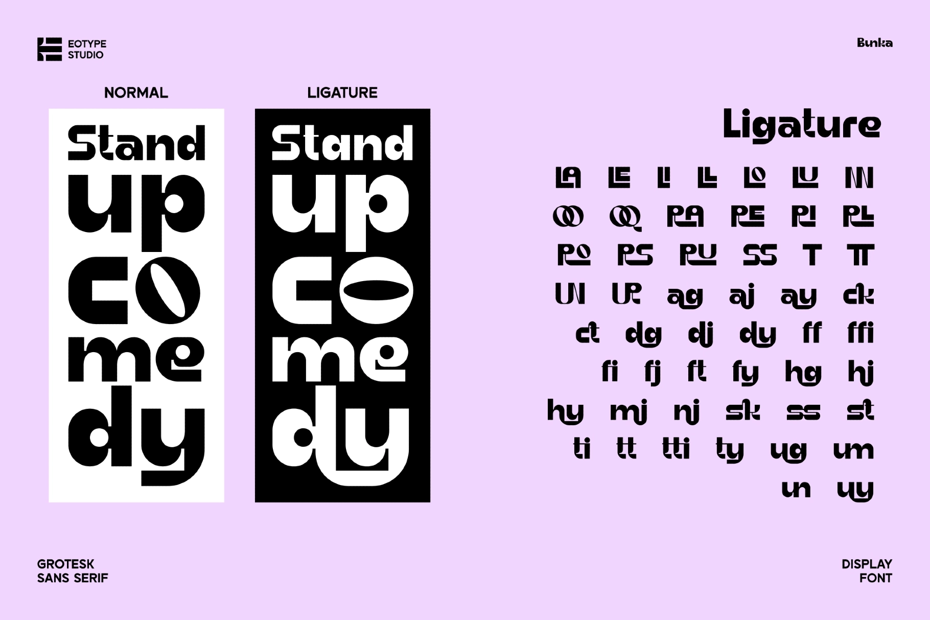 Bunka - Modern Geometric Sans Serif Font