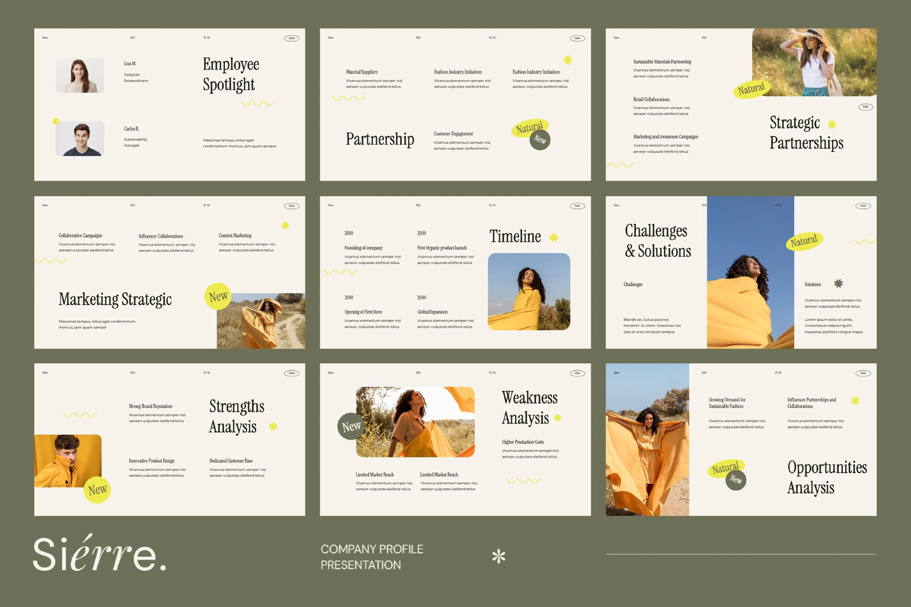 Sierre - Interactive Company Profile for Keynote