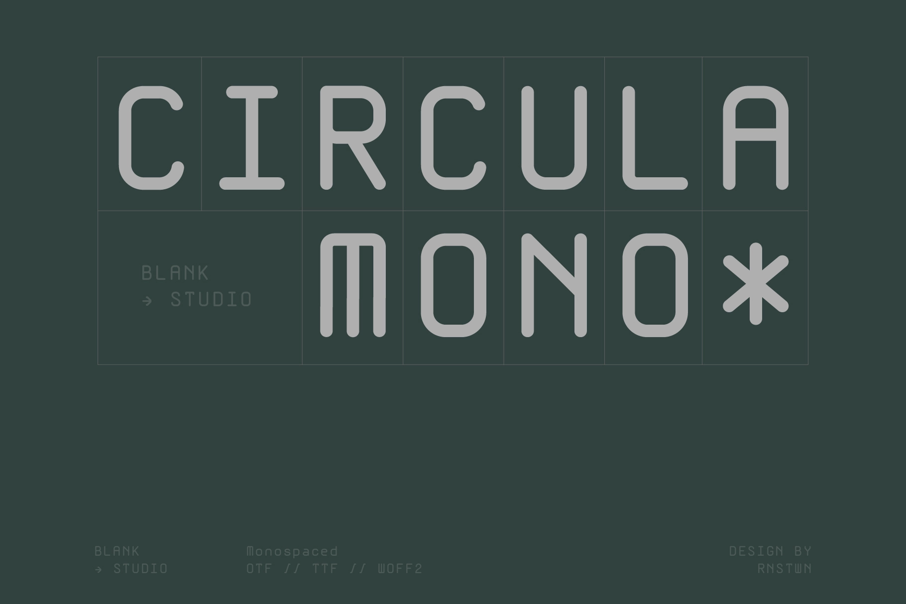 Circula Mono - Rounded Monospace Sans Font