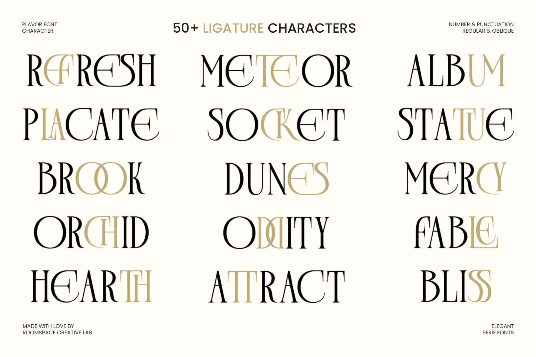 Plavor – Timeless Elegant Serif Font