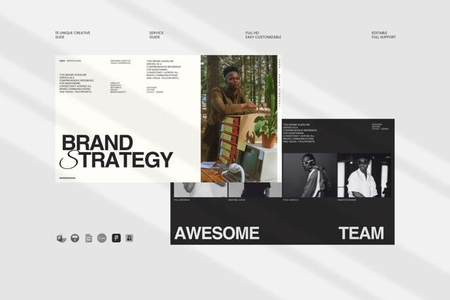Soba - Brand Strategy Presentation Template Pack