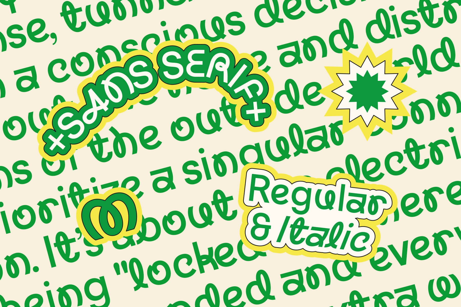 Looporia - Groovy Display Sans Serif Font