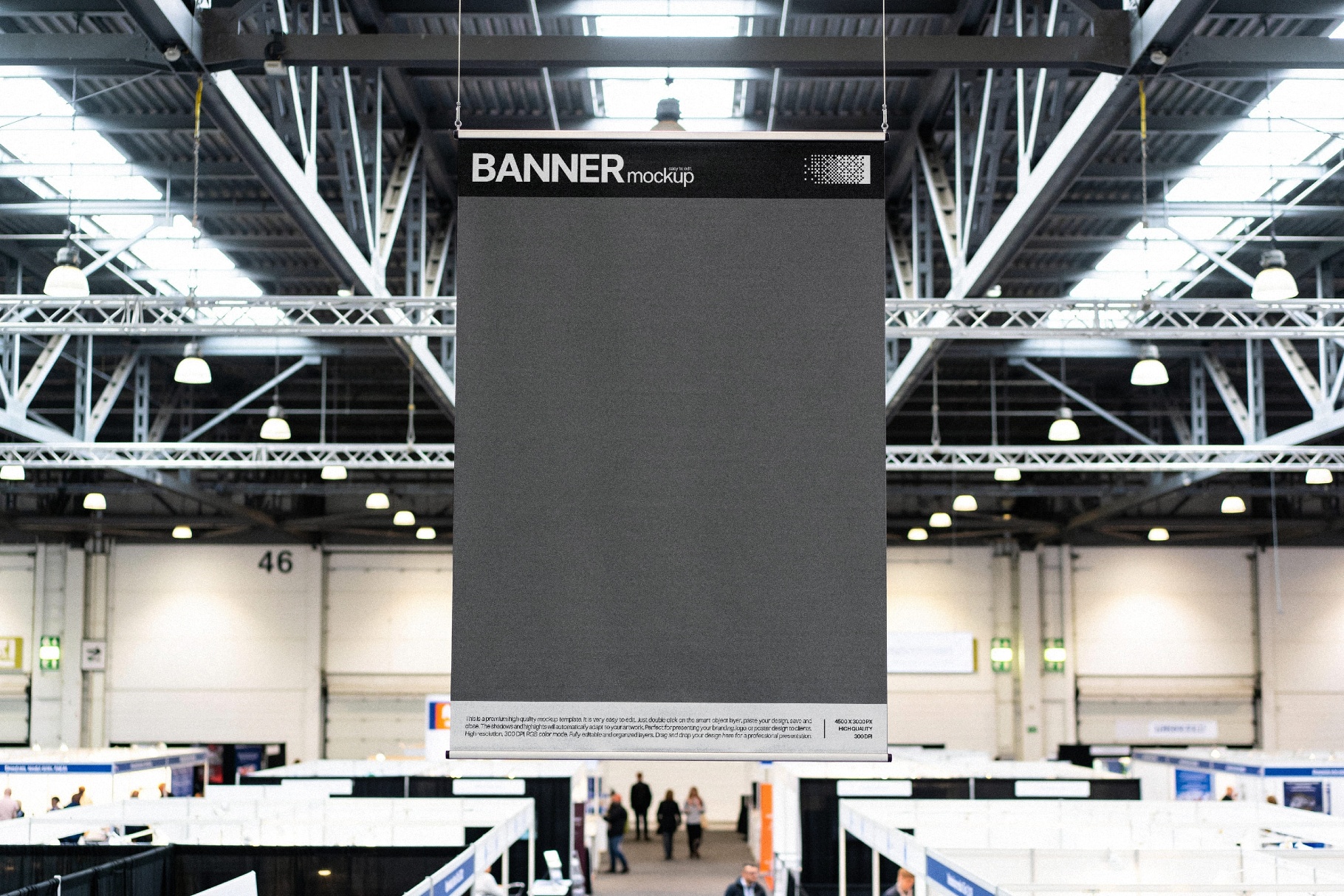 Vertical Banner Mockup