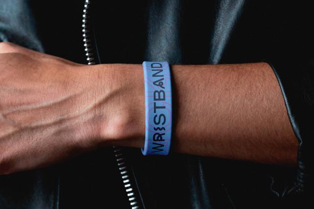 Rubber Wristband Mockup - Closeup