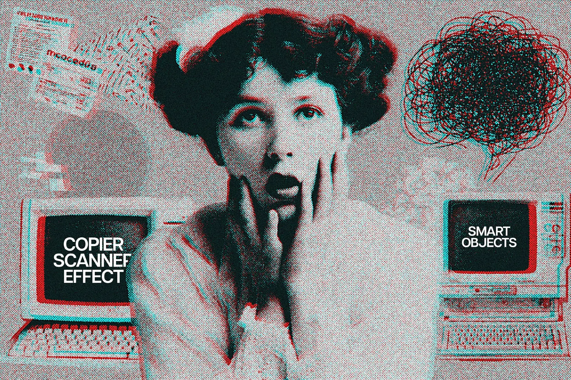Copier Scanner Effect