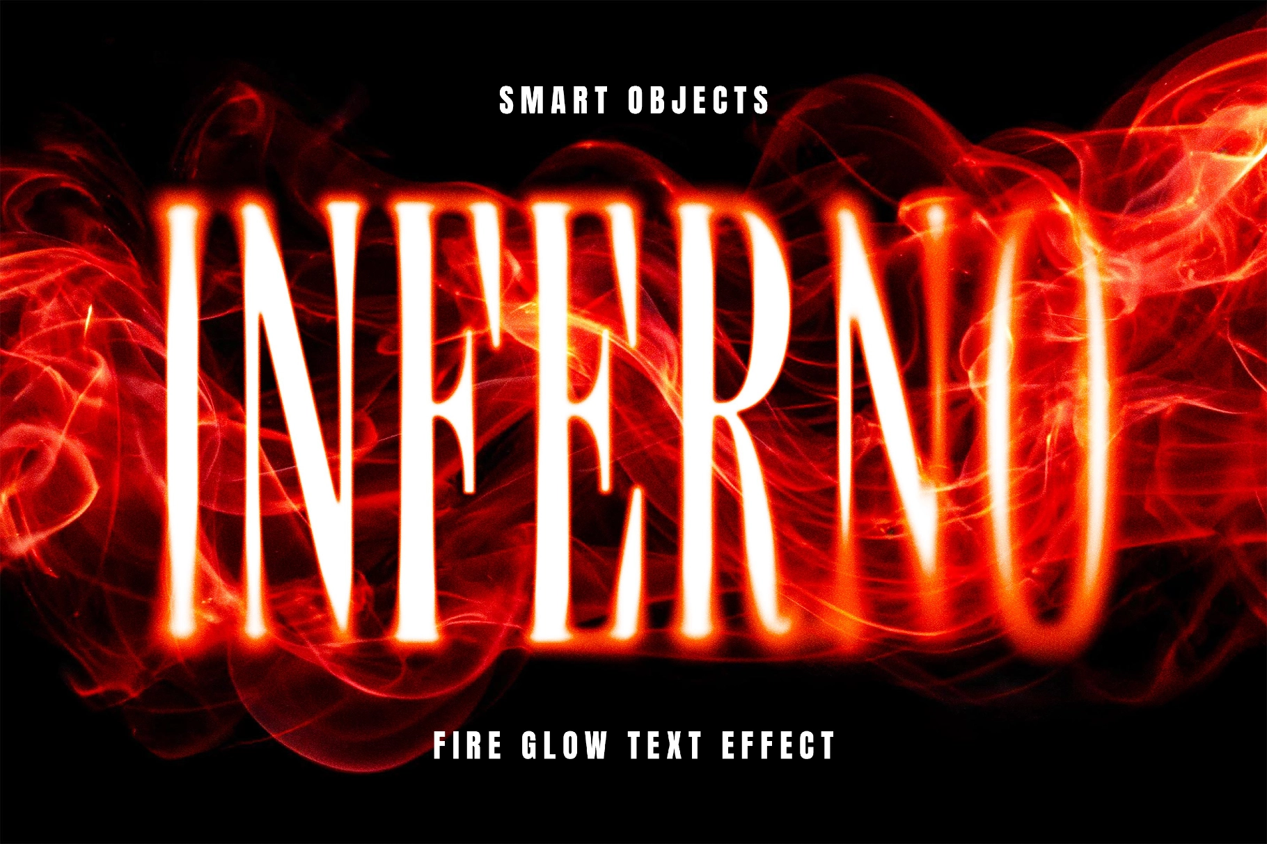 Fire Glow Text Effect