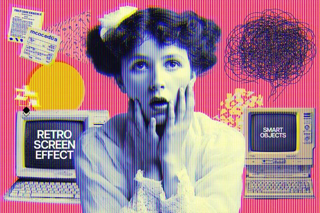 Retro Screen Effect