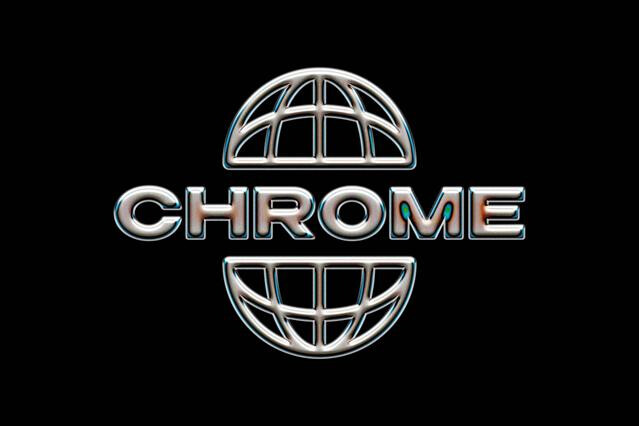 Metal Chrome Mockup