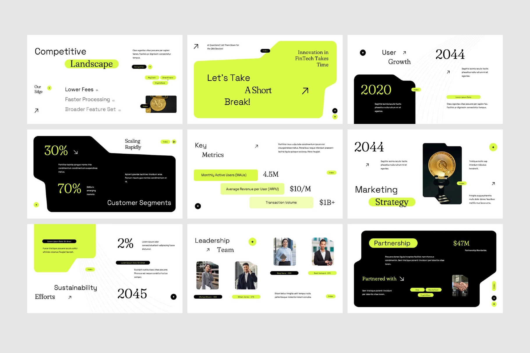 Financial Technology Powerpoint Template